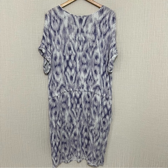 Hilary Radley Ladies' Short Sleeve Dress (Lavender/Off White) size XXL - Picture 4 of 6